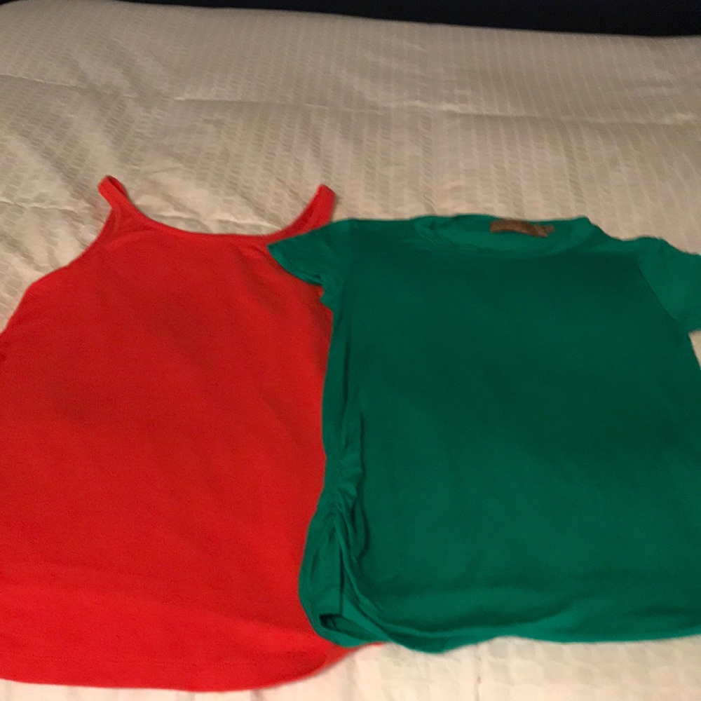 Two Maternity Tops size small